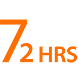 72 Hours Logo